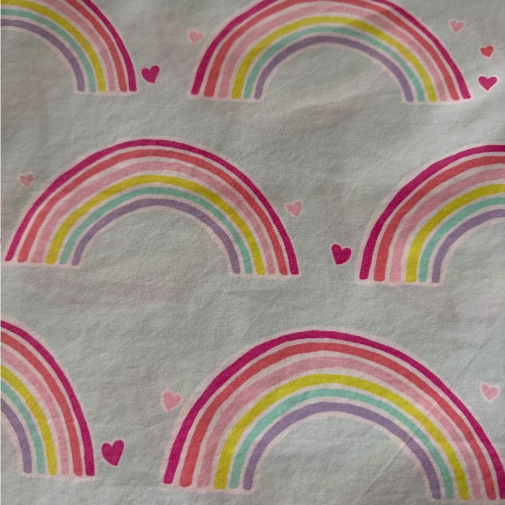 Pottery Barn Kids Rainbow Duvet Cover Only - Blue - Picture 6 of 6